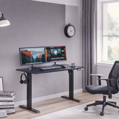 Electric Standing Desk, Adjustable Height Stand Up Desk, 24X48 Inches Sit Stand Home Office Desk