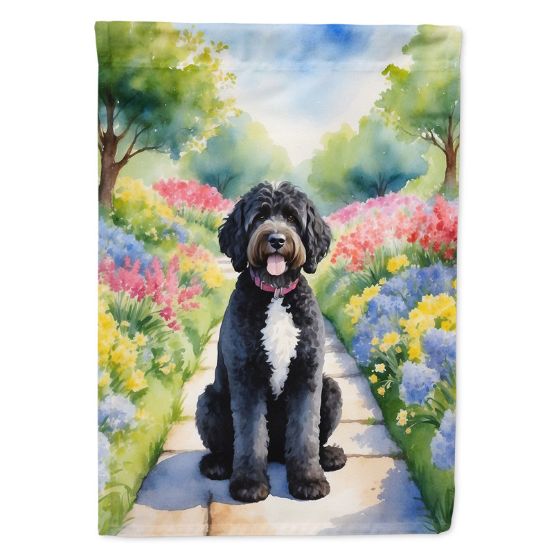 Drapeau de jardin en polyester à double face H 15,5 po x l 11,25 po Kinston