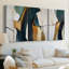 ABSTRACT Series DC XXXVII - Toile tendue sur mesure - 3 pièces-37788363
