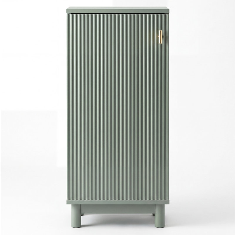 MDF Freestanding Bathroom Cabinet, Green