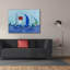  «Chutes» par Curt Crain, art mural sur toile, 54 po x 40 po