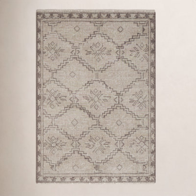 Hand-Knotted Oriental Wool Rug