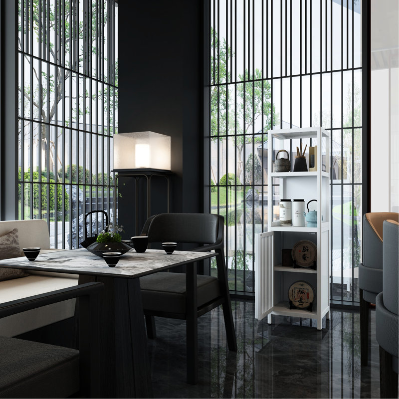 Armoire avec suffisamment d'espace pour la salle de bain et le salon - charme grande capacité blanc