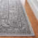 Crowborough Oriental Light Gray/Dark Gray Area Rug