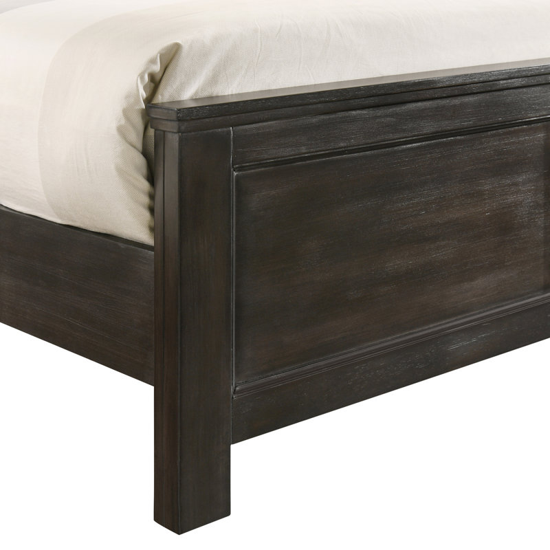 Lit standard en bois Jonnathan, Simple, Muscade