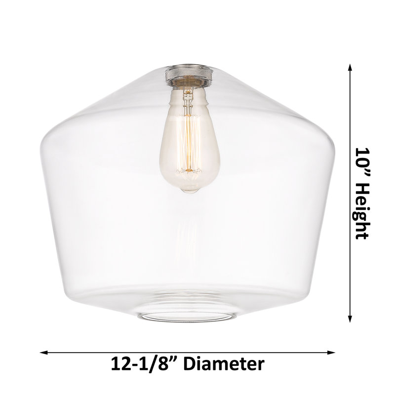 Luminaire suspendu simple à 1 lumière Gabbie, Cuivre antique