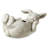 14.25"L MGO Rabbit Statue Planter