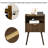 Modern Nightstand With Storage Drawer – Compact & Stylish-1096494586