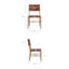 Chaise d'appoint en cuir Dover