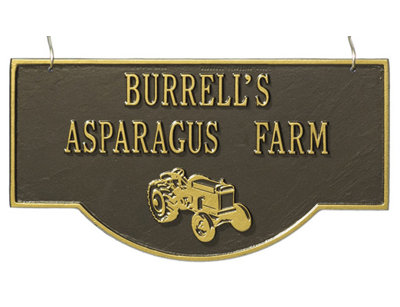 Enseigne suspendue Garage Tractor