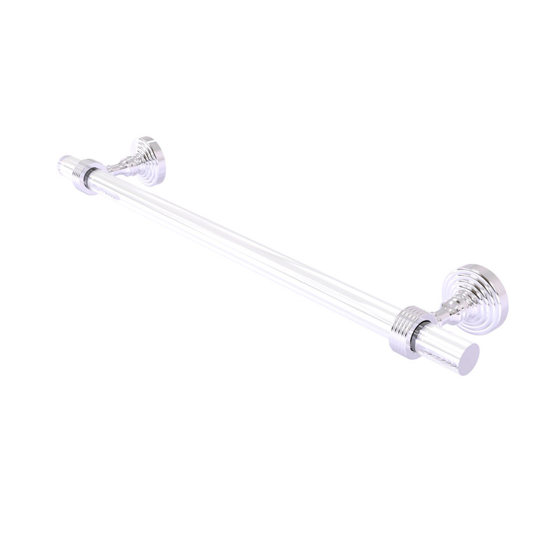 Barre à serviettes murale Jarrell, Chrome poli, H 3,985 po x l 40 po x P 2,2 po