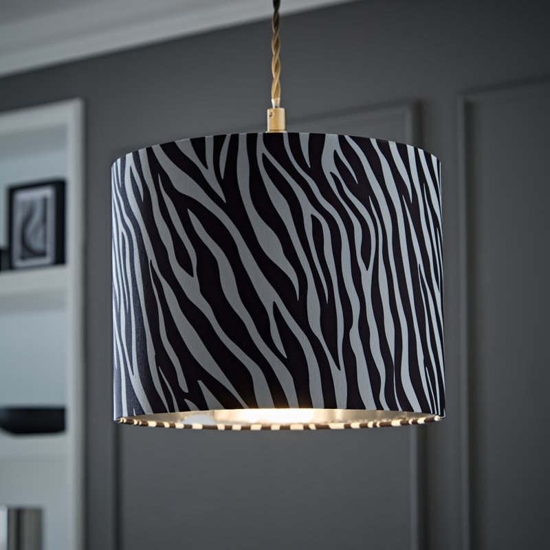 Alham 20cm H Blended Fabric Drum Lamp Shade ( Slip-On )