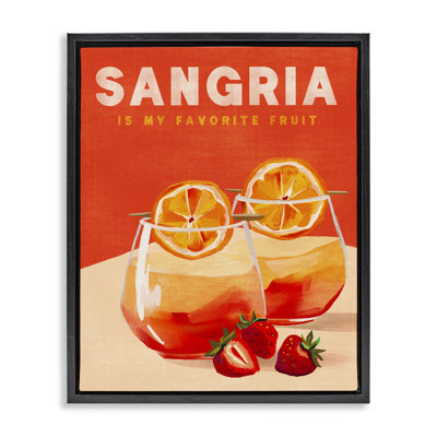 Art mural sur toile Sangria Favorite Fruit Floater par The Whiskey Ginger
