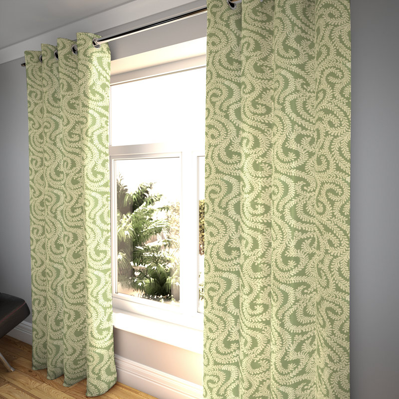 Holoman Blackout Curtain Pair, Width 116 x Drop 228cm, Sage Green
