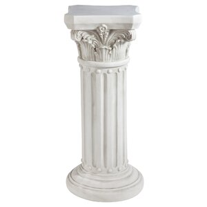 Design Toscano Corinthian Pillars Square Pedestal Plant Stand & Reviews ...