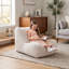 Pouf géant pour enfants Big Joe Modora, tissu Snowdrift Featherridge-134924386-134924387