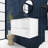 36 In. Wall-Mounted Bathroom Vanity With Integrated Ceramic Sink-931832089
