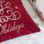 Coussin décoratif en velours brodé 20 po Isabella Isabella