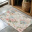 Tapis tressé fleuri-1902463104
