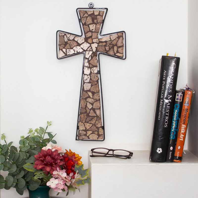 Croix en marbre d’automne