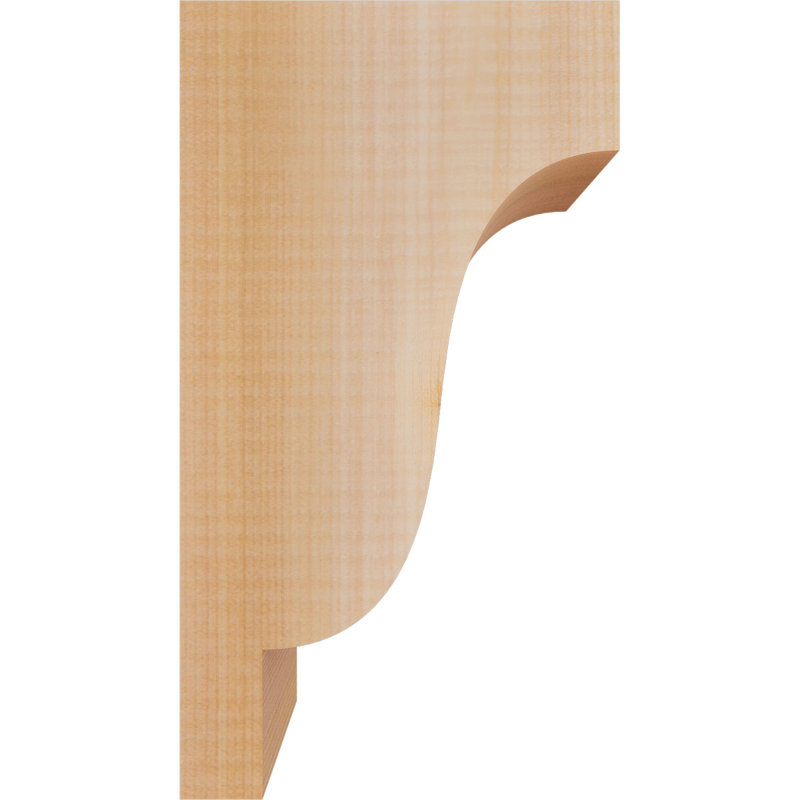 Newport Corbel, H 10 po x l 3,5 po x P 6 po, Cèdre rouge, Lisse