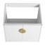 Meuble-lavabo à fermeture en douceur 24 po avec lavabo, pour petite salle de bain-126319750