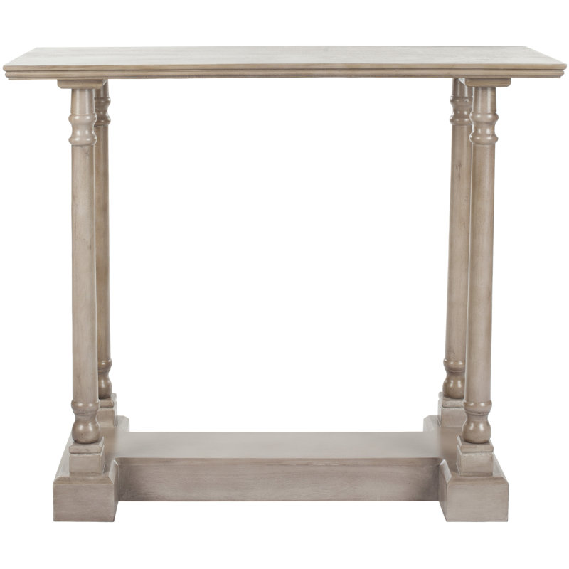 Console en bois massif 37,8 po Regan, Gris rétro