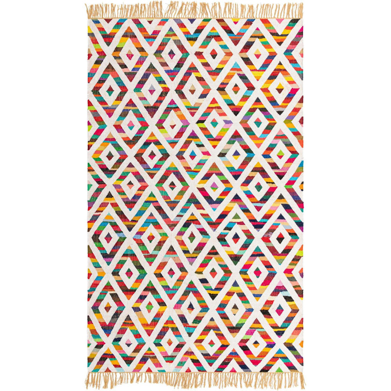 Montclair Cotton Chevron Indoor Rug, Rectangle 7'1" x 10'