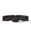 Ensemble de conversation modulaire en rotin avec coussins 4 pièces Sneed-1498617342