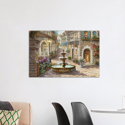 " Cobblestone Fountain " by Nicky Boehme