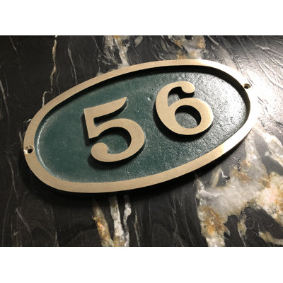 Oval Reflective Wall Plaque