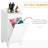 31" Tilt Out Bathroom Storage Hamper, White Cabinet, Extra Space, Utilize Unused Corners, Stable And Hamper Out, With Ample