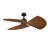 TriAire Custom 52 inch Indoor/Outdoor Pleated Ceiling Fan Blade Set of 3 - Koa-111816951