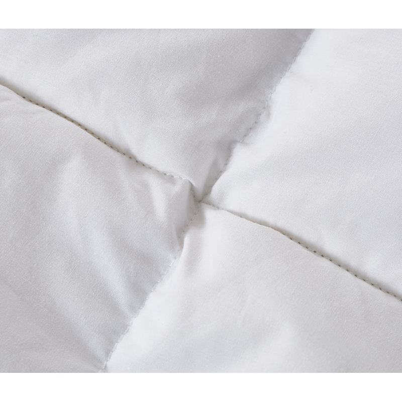 Serta Luxurious Queen White Goose Feather & Down Fiber Featherbed