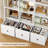 5-Tier Modern Bookcase with Extra-High Shelves & Hidden Drawers - Tall Freestanding Bookshelf for Living Room, Home Office, Study - Sturdy Engineered Wood Storage Organizer-1452590375