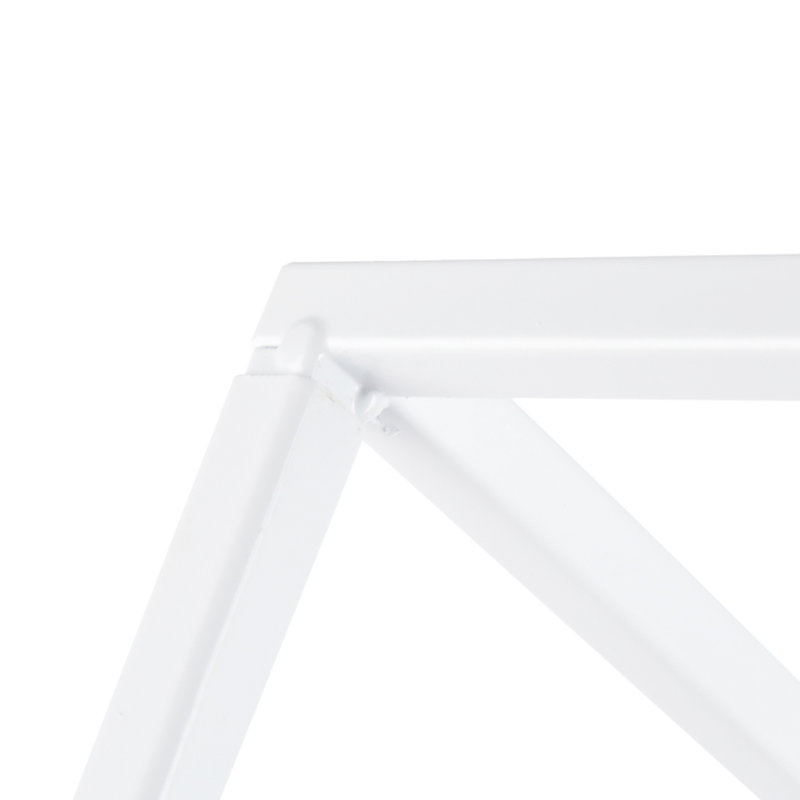 Iron, 60cm H x 25cm W x 25cm D, White