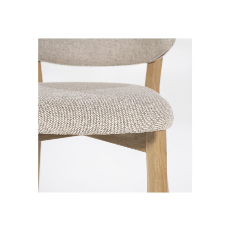 Mikky Barstool, Gray, Natural