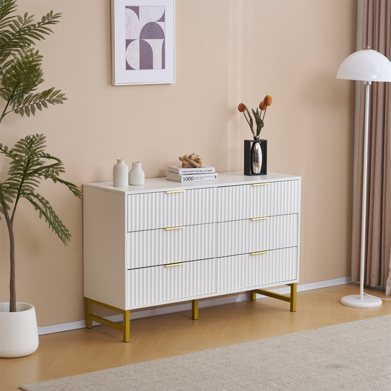 Majzara 49cm W Chest of Drawers, White