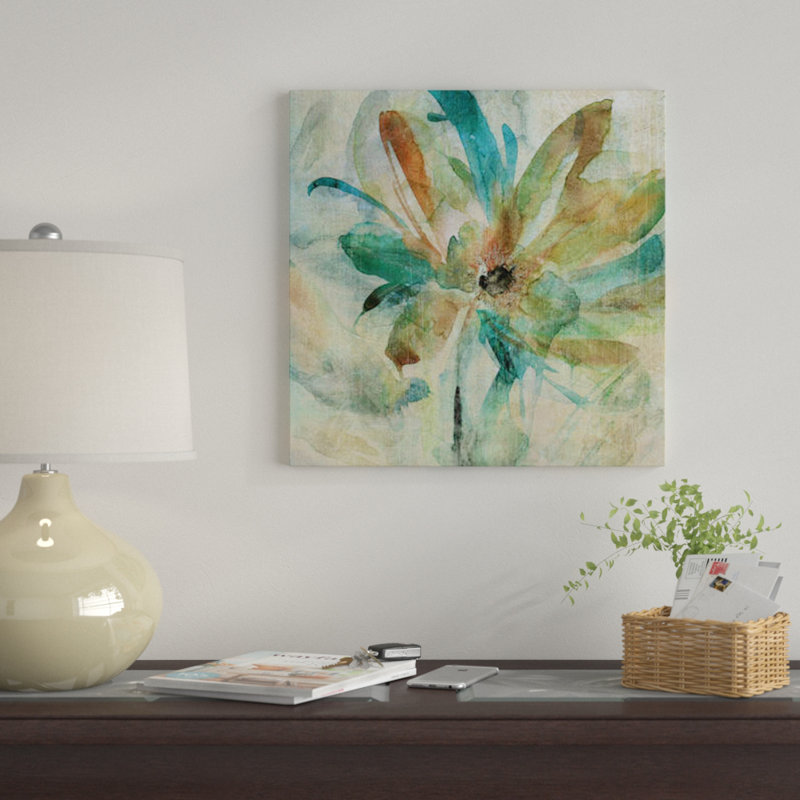 «Vivid Spring», reproduction sur toile, H 37 po x l 37 po x P 1,5 po, Pas de tapis, Toile tendue