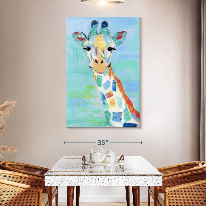 Girafe fraîche, H 51 po x l 34 po