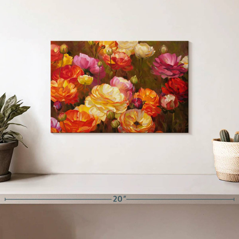 Jardin Harnek Ranunculus, H 8 po x l 12 po