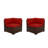Wicker Outdoor Patio Chair With Cushions-610290710