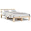 Bed Frame with Headboard Solid Pine Wood-2092905506-2092905528