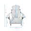 Chaise Adirondack Weathercraft Classic, bois massif de pin traité sous pression avec dossier incurvé et siège profilé, 15 options de finition Sherwin-Williams, fabriquée aux États-Unis-1538632568
