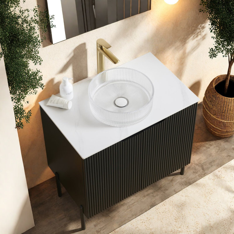 Freestanding Standard Free Standing Single Double With Engineered Stone Top