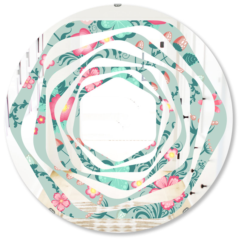 Miroir mural Whirl Spring, H 31,5 po x l po