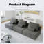 Canapé modulaire surdimensionné Boneless-1736650272-1736650274