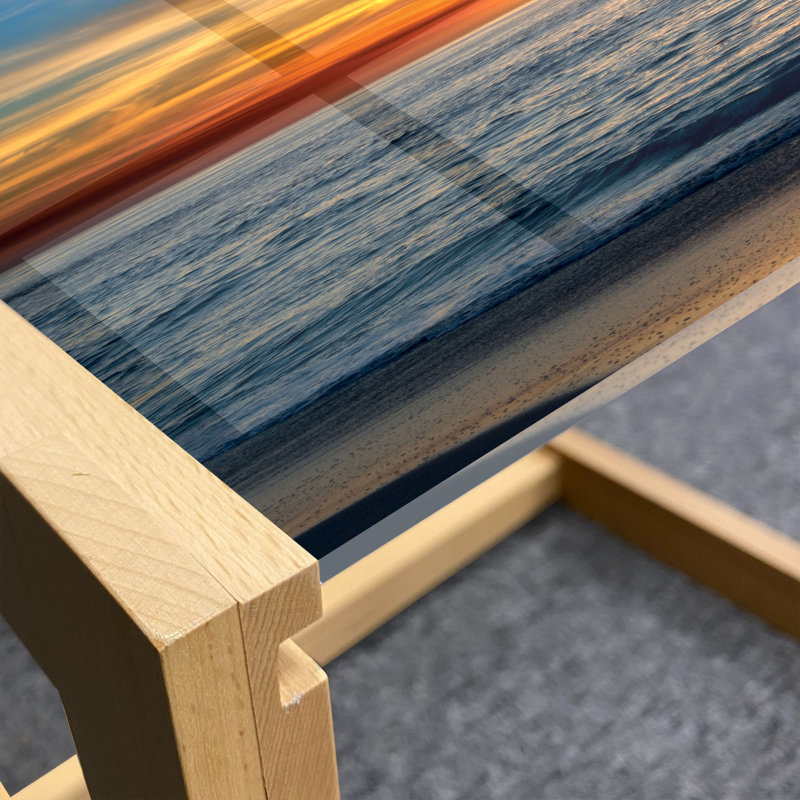 Jaimelynn Sled Coffee Table, 90cm H x 62cm W x 40cm D