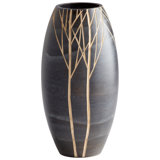 Onyx Winter Wood Table Vase
