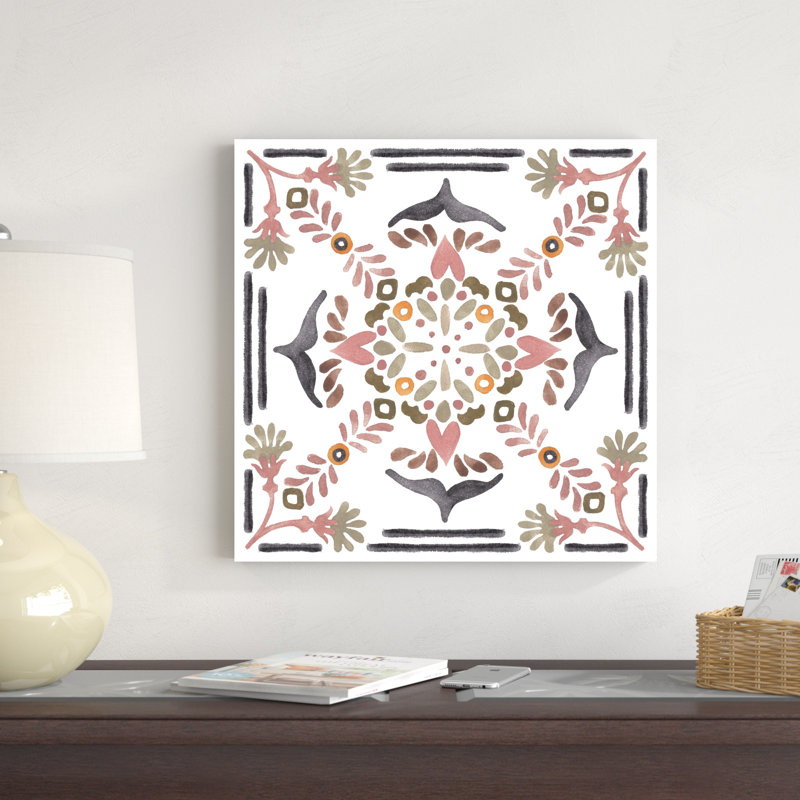 «Summertime Ceramique I» par Melissa Wang - impression sur toile tendue, H 20 po x l 20 po